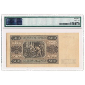500 złotych 1948 - B - PMG 35 - bardzo rzadki 