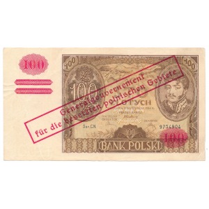 100 zloty 1934(9) overprinted - genuine