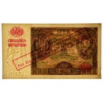 100 zloty 1934(9) overprinted - genuine