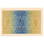1/2 mark 1916 Jenerał A dark red serial A0