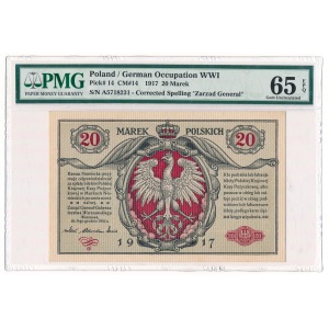 20 marek 1917 Generał PMG 65 EPQ 