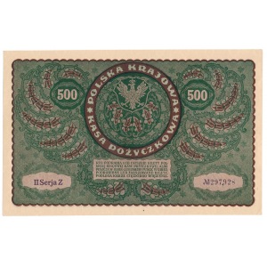 500 marek 1919 II Serja Z