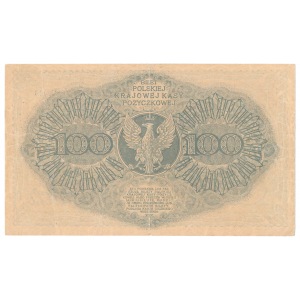 100 marek 1919 Ser.A - numerator wiśniowy 