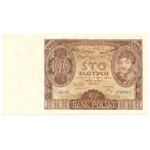 100 złotych 1932 Ser.AZ. +x+ naturalny