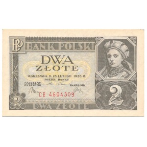 2 zloty 1936 DB