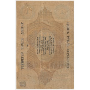 1 rubel srebrem 1866 - piękny 
