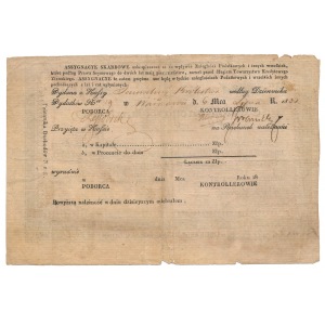 November Uprising treasury bill 100 złotych 1831