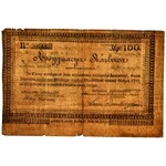 Powstanie Listopadowe 100 złotych 1831 Asygnacja 