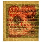 1 grosz 1924 BE* left half