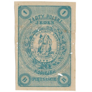 Dom Zleceń Rolników Nadwiślańskich 1 zloty 1863