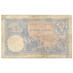 Serbia 10 dinarów 1893
