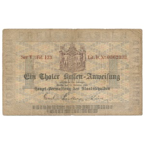Niemcy Prusy 1 talar 1861