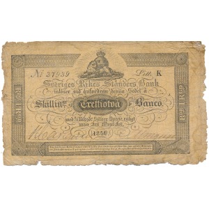 Sweden 32 Skillingar Banco 1850
