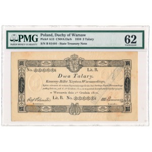 2 talary 1810 Jaraczewski PMG 62 MAX