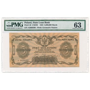 5 millions 1923 - A - PMG 63