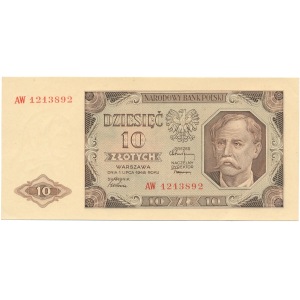 10 zloty 1948 - AW -