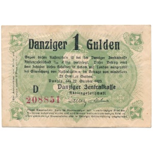 Gdańsk 1 gulden 1923 Październik 