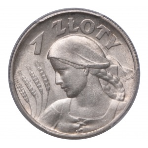 1 złoty 1925 Kobieta i kłosy PCGS MS63