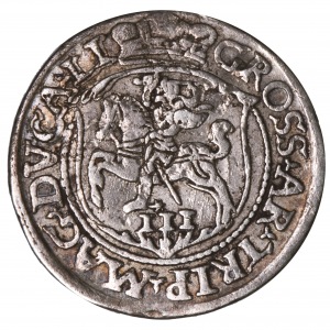 Zygmunt II August, trojak 1564 Wilno L/LI