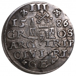 Stephen Bathory 3gr 1586 Riga 
