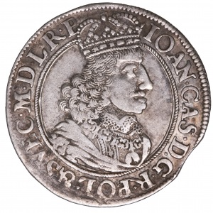 John II Casimir, 1/4 thaler 1651 Gdansk 