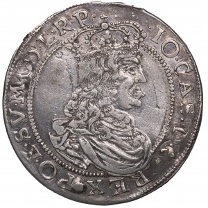 John II Casimir, 1/4 thaler 1658 Cracow rare