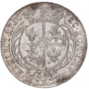 Augustus III 1/4 thaler 1756 Leipzig