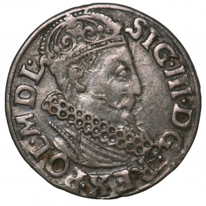 Zygmunt III Waza, trojak 1619 Kraków 