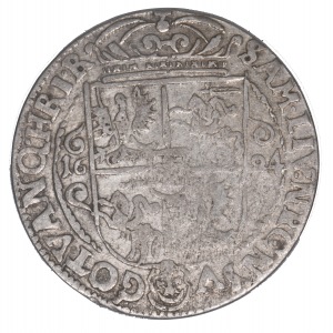 Sigismund III Vasa 1/4 thaler 1624 Bromberg 