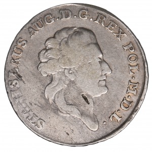 Poniatowski, dwuzłotówka 1783 E.B