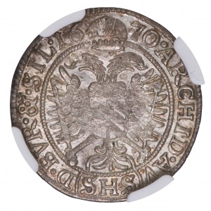 Śląśk 3 krajcary 1670 SHS Wrocław