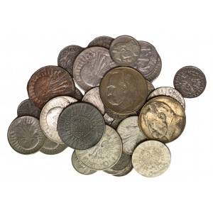 Zestaw monet II RP Srebro - min. 10 zł orzeł strzelecki