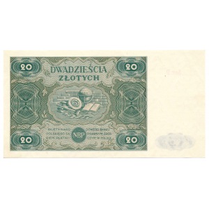 20 zloty 1947 - D - 