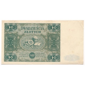 20 zloty 1947 - B - 