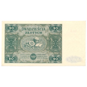 20 zloty 1947 - B - 