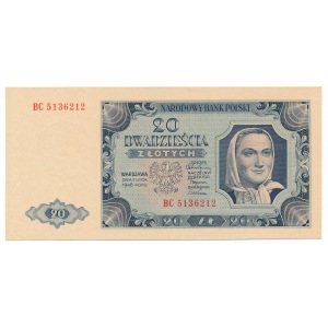 20 zloty 1948 - BC 
