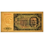 20 złotych 1948 - BC - pierwsza seria odmiany