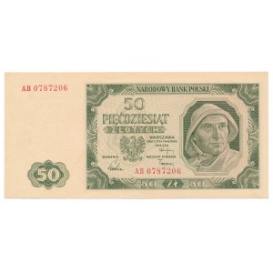 50 złotych 1948 - AB - b.rzadka seria