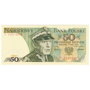 50 zloty 1975 - F -