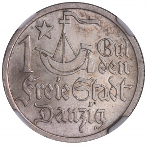 Free City of Danzig 1 gulden 1923 MS63