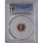 Lot 5 x Grosz 1939 PCGS MS63 RB