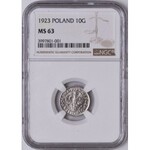 10 g 1923 NGC MS63