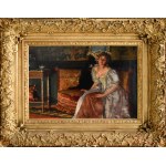Władysław CZACHÓRSKI (1850-1911), Dama w salonie, 1897