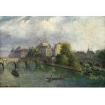 Lucian [Lucien] K. PRZEPIÓRSKI (1830-1911), Widok na Île de la Cité
