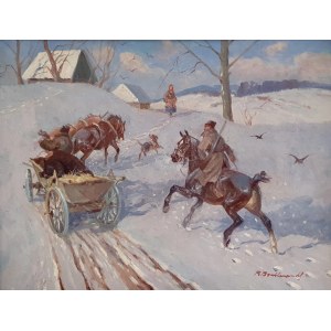 Roman BREITENWALD (1911-1985), Návrat z lovu