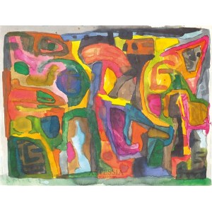 Stanislaw Mlodożeniec (b. 1953), Composition, 2002