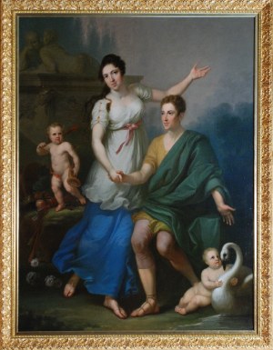 Jan Chrzciciel LAMPI Młodszy (1775-1837) - przypisywany, Portret Ferdynanda Higersbergera z żoną