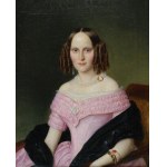 Juliusz SCHOPPE (1795-1868), Portret młodej kobiety, 1842