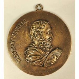FABRYKA WYROBÓW METALOWYCH I LAKIEROWANYCH KAROLA MINTERA (czynna 1828-1881), Medalion - Władysław Jagiełło