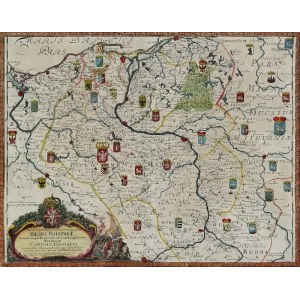 Eric Jonsson DAHLBERG (1625-1703), Samuel PUFENDORF (1632-1694), Mapa Polski